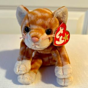 Amber Tabby Cat Original Beanie Baby